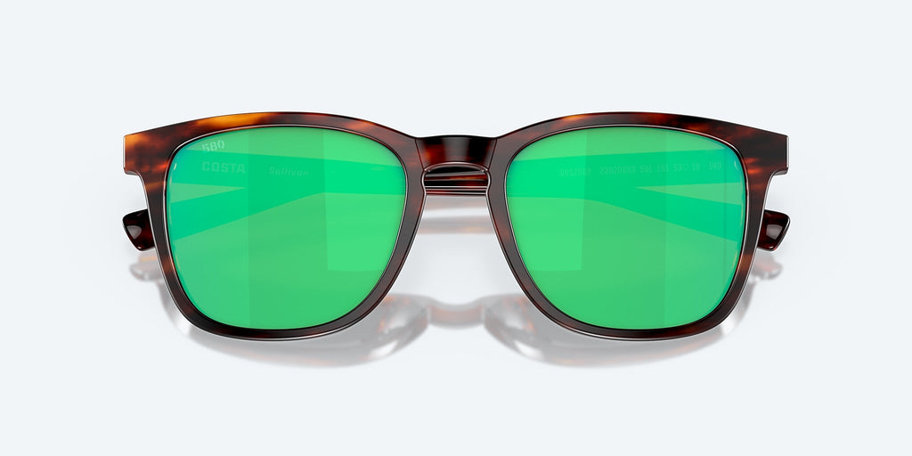 Costa Sullivan Green Mirror Polarized Glass (580G) Sunglasses