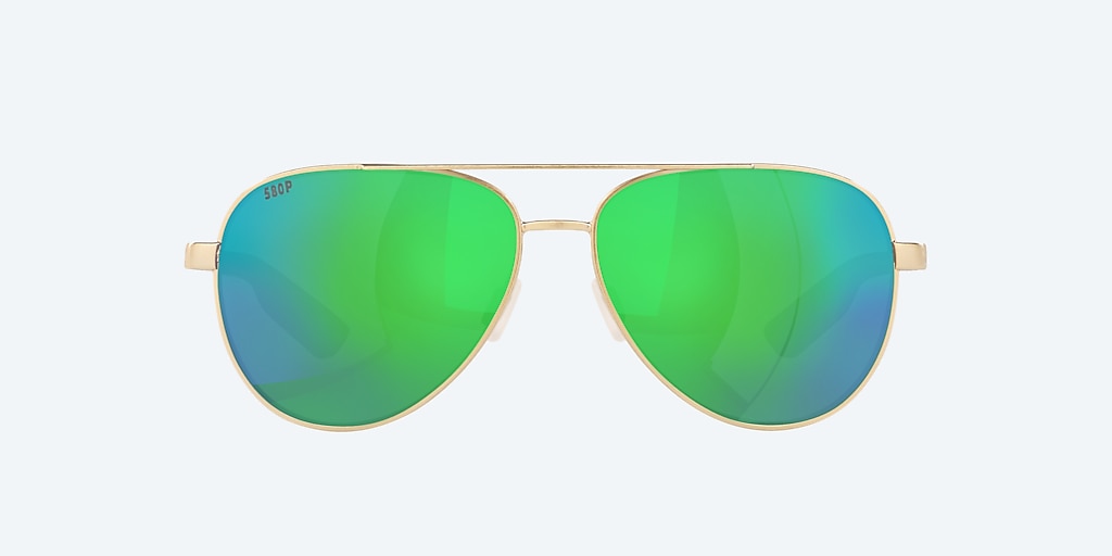 Costa Peli Green Mirror Polarized Polycarbonate (580P) Sunglasses