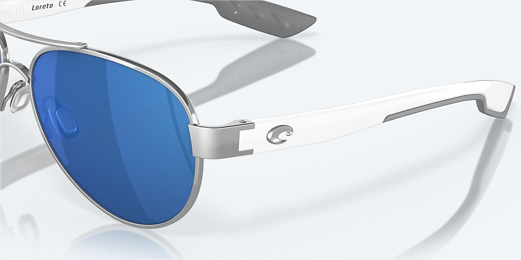 Costa Loreto Blue Mirror Polarized Polycarbonate (580P) Sunglasses