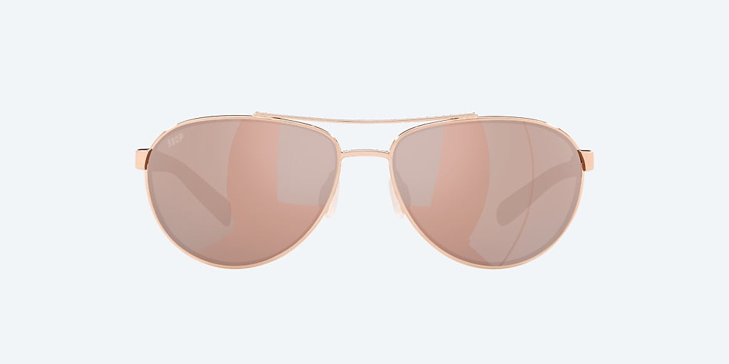 Costa Fernandina Copper Silver Mirror Polarized Polycarbonate (580P) Sunglasses