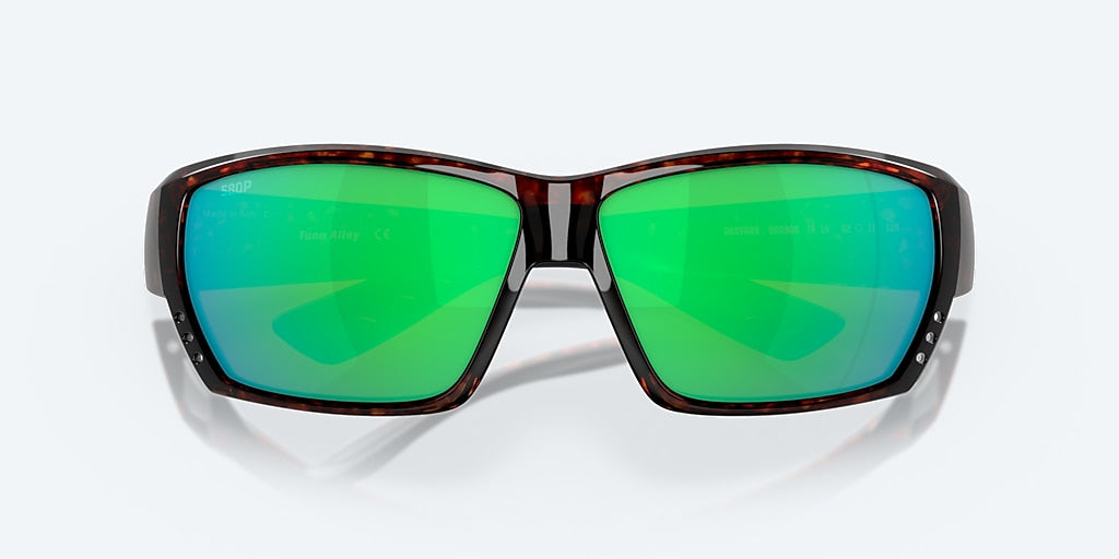 Costa Tuna Alley Green Mirror Polarized Polycarbonate (580P) Sunglasses