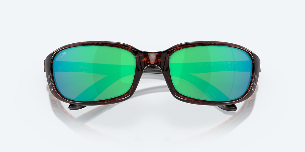 Costa Brine Green Mirror Polarized Glass (580G) Sunglasses