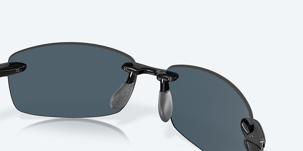 Costa Ballast Gray Polarized Polycarbonate (580P) Sunglasses
