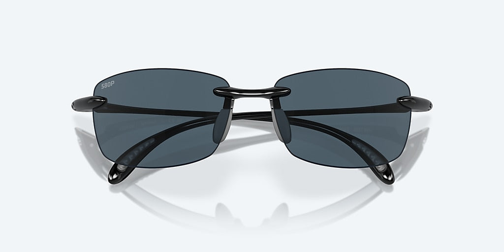 Costa Ballast Gray Polarized Polycarbonate (580P) Sunglasses