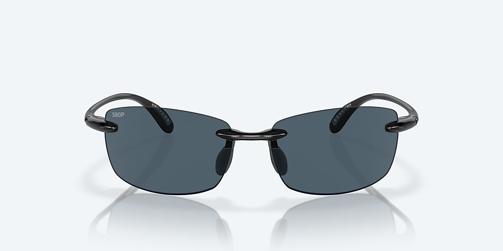 Costa Ballast Gray Polarized Polycarbonate (580P) Sunglasses