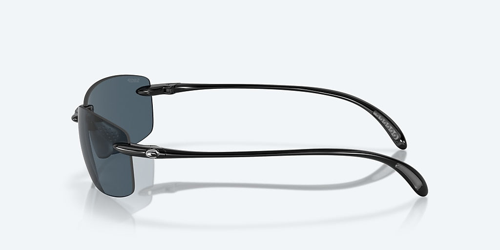 Costa Ballast Gray Polarized Polycarbonate (580P) Sunglasses