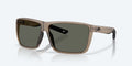Costa Rincon ll Matte Brown Smoke Sunglasses