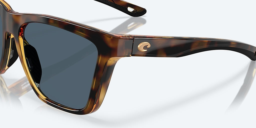 Costa Panga II Gray Polarized Polycarbonate (580P) Sunglasses