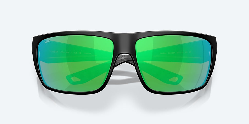 Costa Fly Line Green Mirror Polarized Glass (580G) Sunglasses