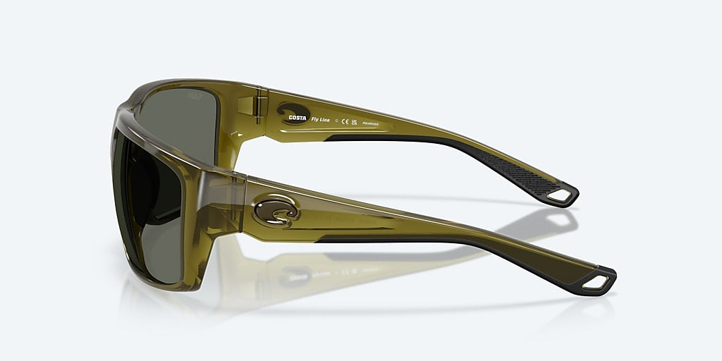 Costa Fly Line Gray Polarized Glass (580G) Sunglasses
