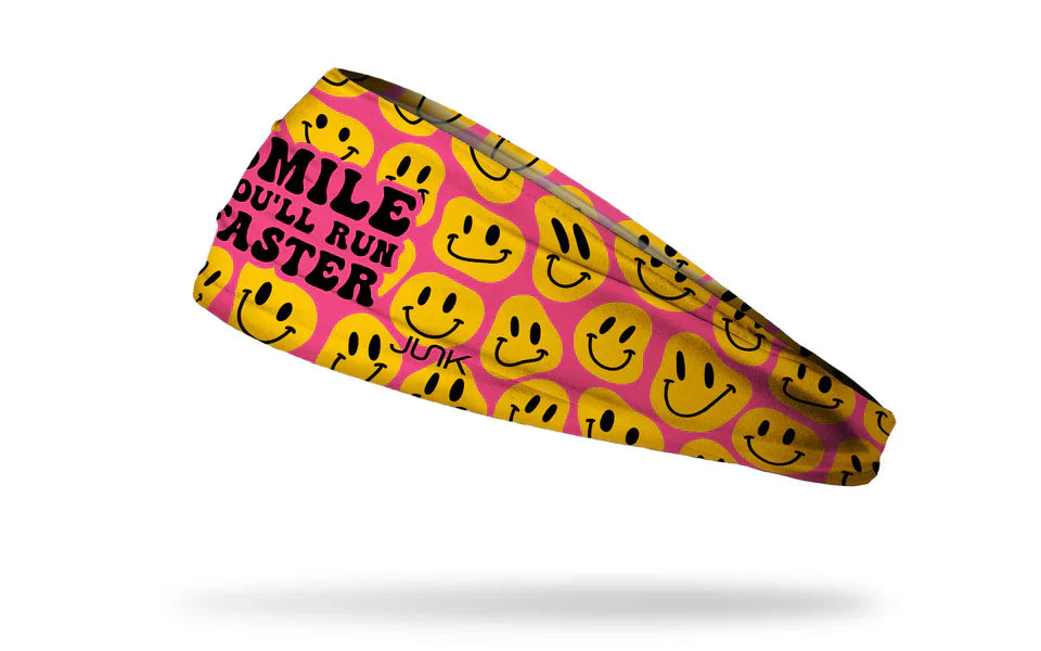 Junk Brands Smile You'll Run Faster Headband