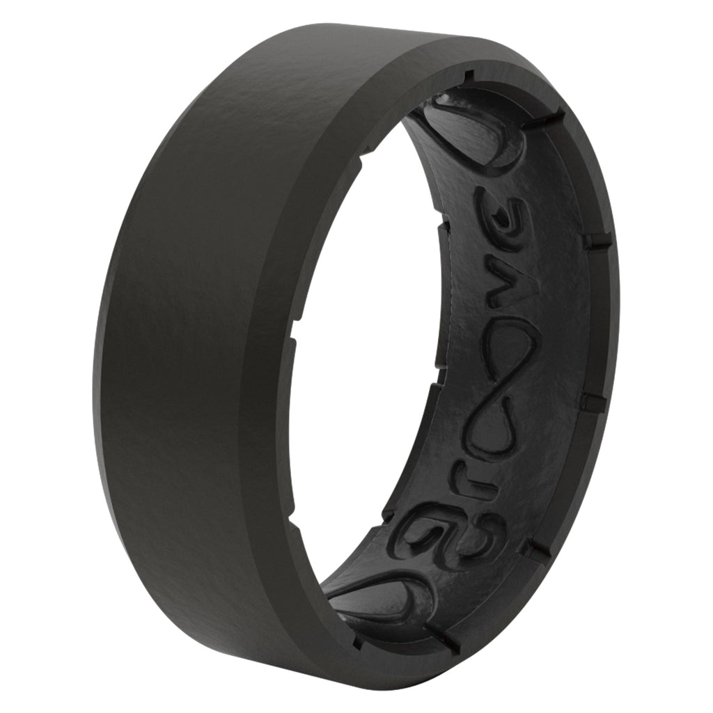 Groove Life Edge Black Ring men rings best rings for men best rings for working men groove life best rings rings black silicone rings for men black silicone rings for men edge ring black football rings rings for football players rings for baseball players best rings for men best rings for working men
