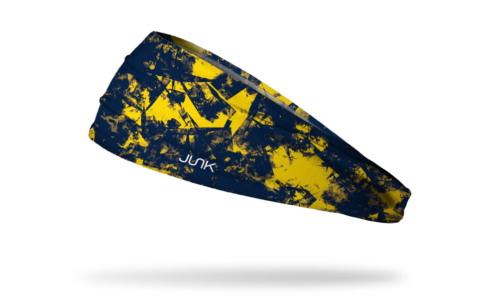 Junk Brands Gridiron Navy Gold Big Bang Lite Headband