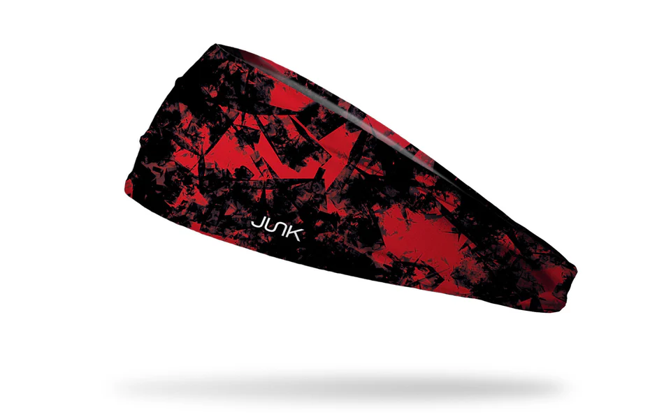 Junk Brands Gridiron Red Black Big Bang Lite Headband