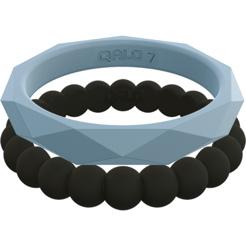 Wedding band silicone ring women cute pretty durable