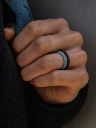 Wedding band silicone ring women cute pretty durable  Edit alt text
