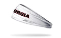 Junk Brands UNIVERSITY Of GEORGIA: Wordmark White Big Bang Lite Headband