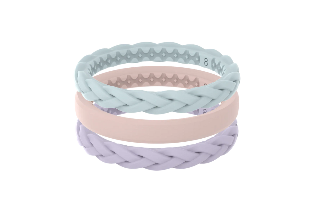 Groove Life Pastel Sky - Women's Stackable Silicone Ring