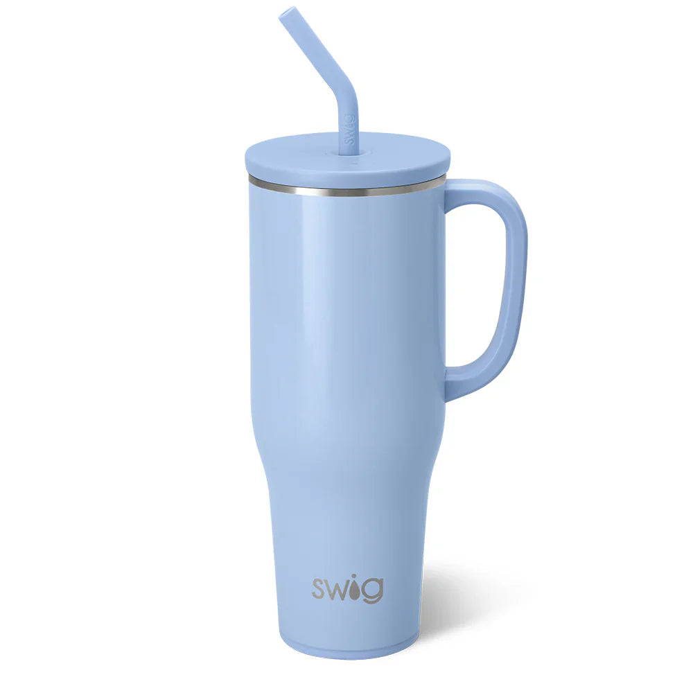 Swig Life Shimmer Periwinkle Mega Mug 40oz