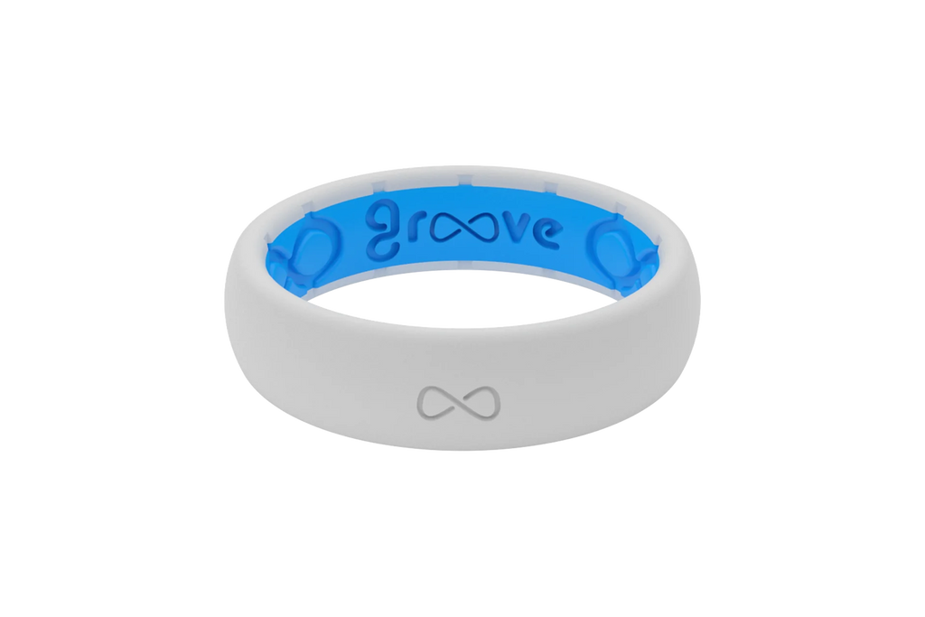 Groove Life Solid Snow Thin - Women's Silicone Ring