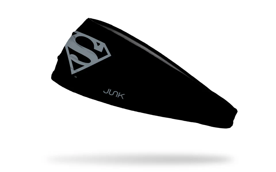 Junk Brands Superman Gray Logo Headband