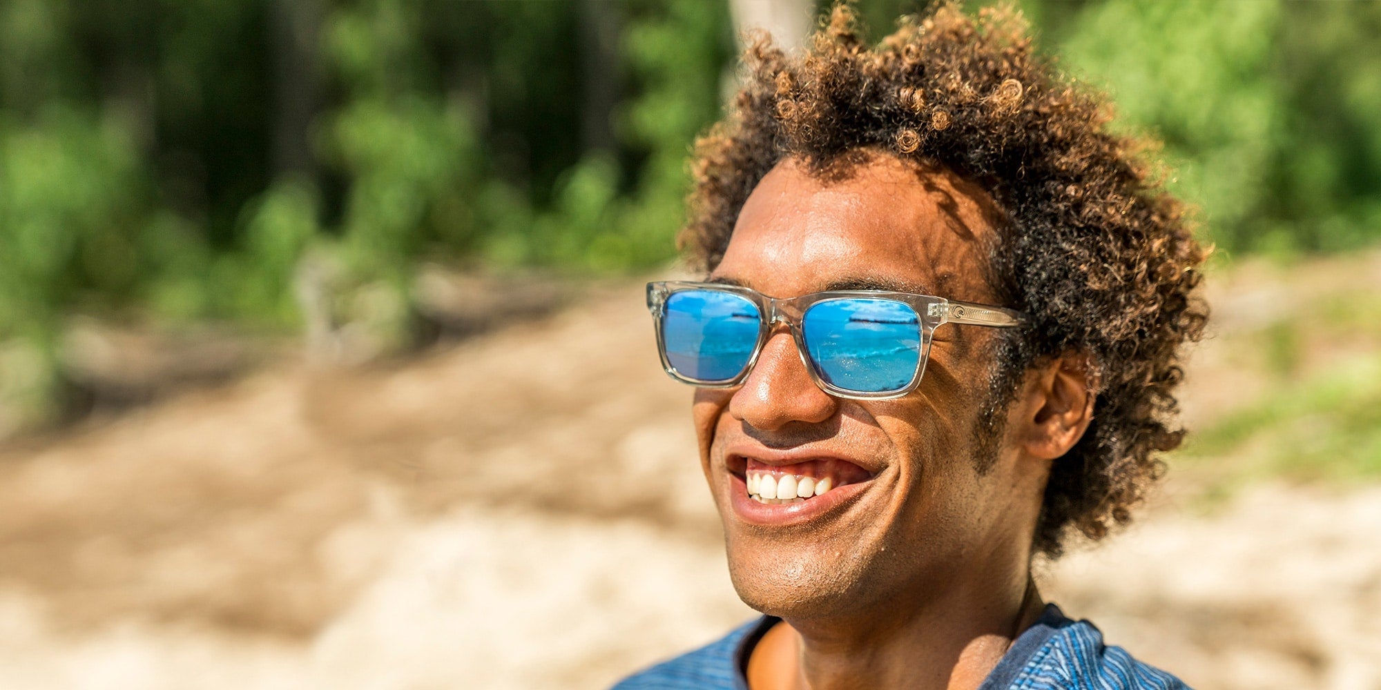 Costa Tybee Blue Mirror Polarized Glass (580G) Sunglasses