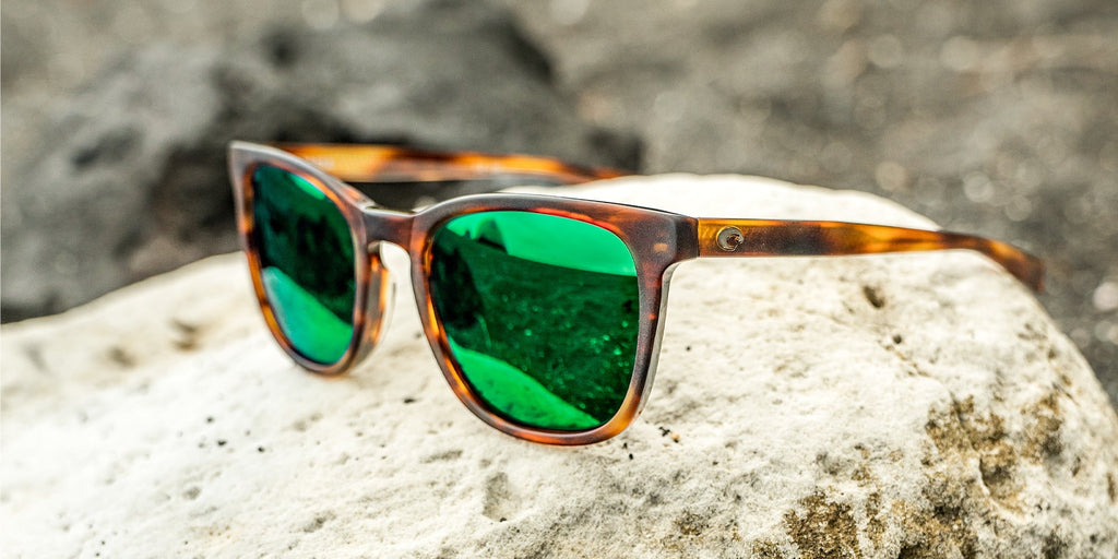 Costa Sullivan Green Mirror Polarized Glass (580G) Sunglasses