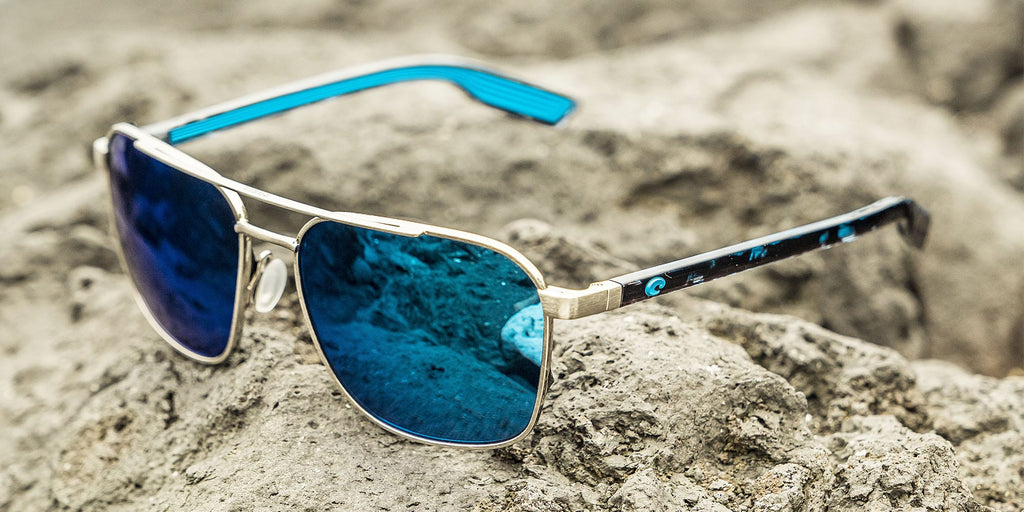 Costa Wader Gray Silver Polarized Polycarbonate (580P) Sunglasses
